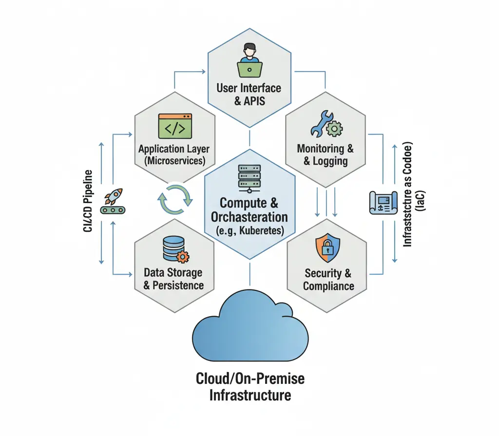 Infrastructure deployment stack
